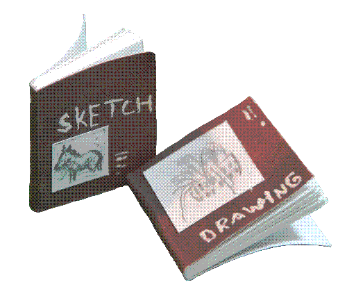 Miniature Drawing Paper Pads